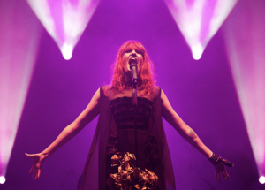 Florence Welsh at the Leeds Festival, 2009. Florence And The Machine, Leeds Festival  by Fictional Future is licensed under CC BY 2.0 DEED.

 
